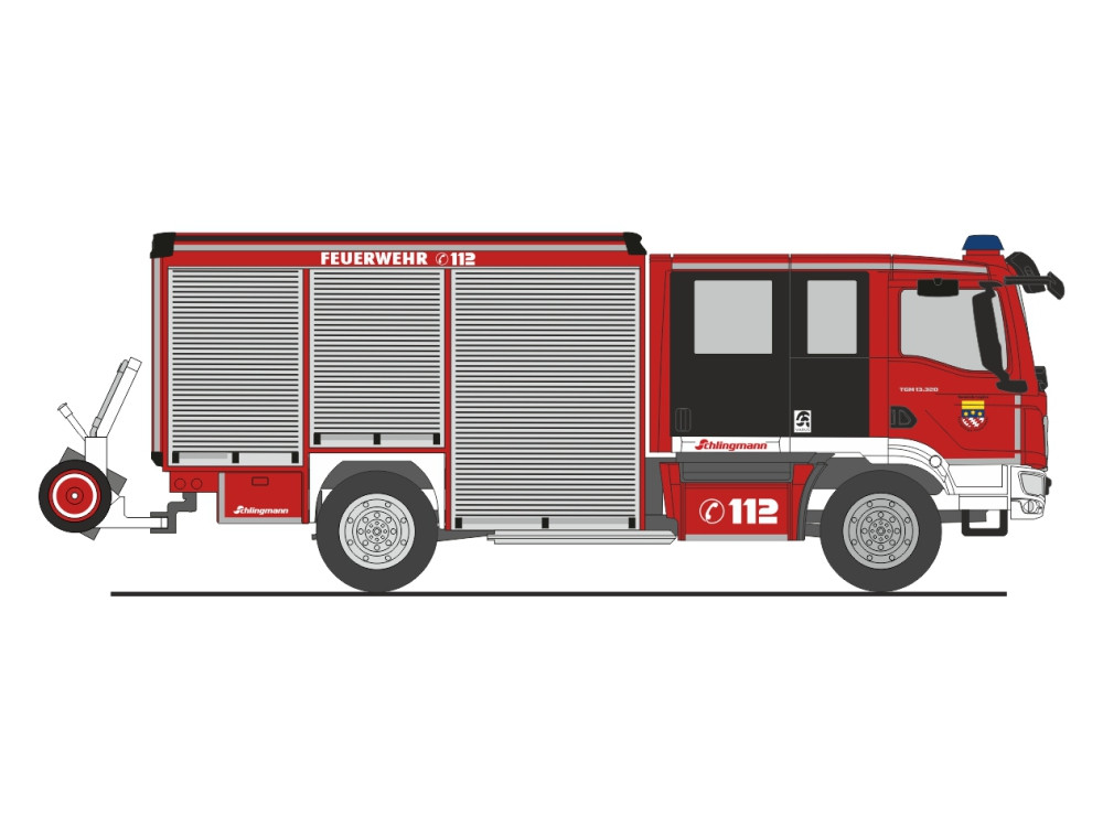 Rietze MAN TGM Varus HLF " Feuerwehr Legden ", NH 03-04/26