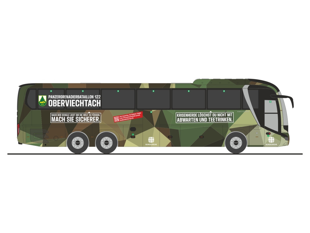 Rietze MAN Lion`s Coach L17 " Bundeswehr Obervietach ", NH 09-10/26