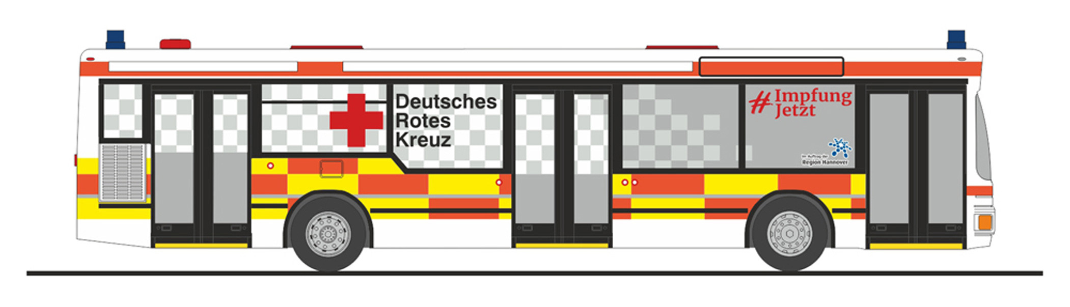 Rietze Einsatz-Serie MAN NL 202-2 "DRK Hannover", NH 03-04 / 23