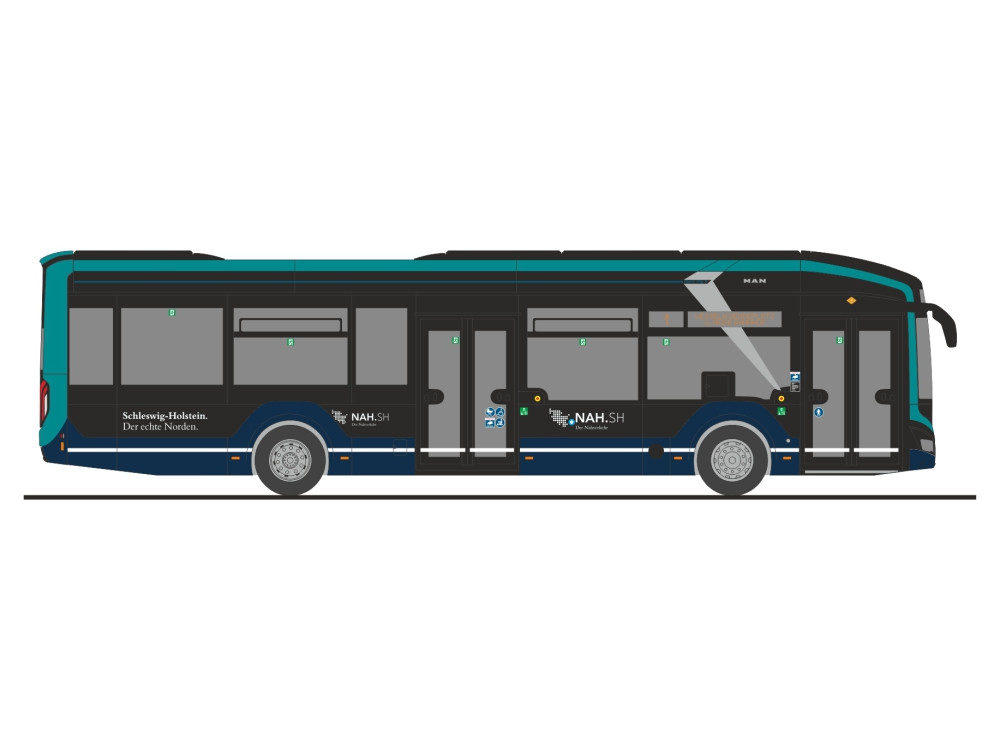 Rietze Bahn Edition MAN Lion`s City 12E NSH " Autokraft Kiel ", NH 09-10/26