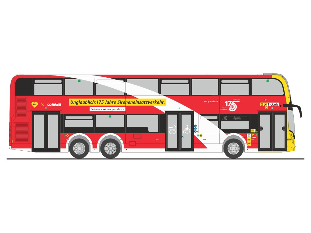 Rietze Alexander Dennis BVG " 175 J Berliner Feuerwehr ", NH 11-12/26