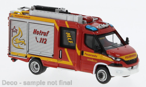 Brekina / PCX Iveco Magirus Daily MLF, Feuerwehr Leonberg, 2021