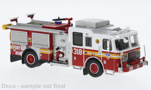 Brekina / PCX Seagrave Marauder II "FDNY / Brooklyn / Engine 318 (Coney Island)"