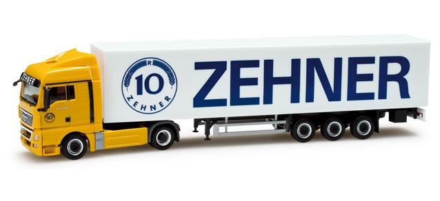 Herpa MAN TGX XLX Koffer-Sattelzug "Zehner" 