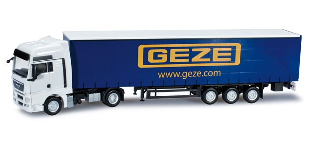 Herpa MAN TGX XXL  "GEZE"