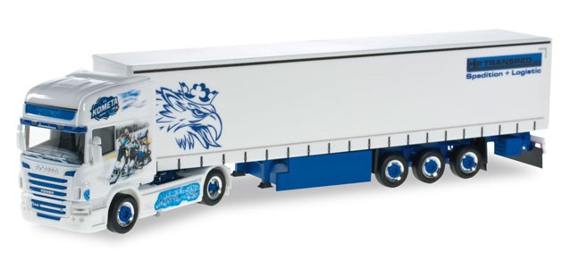 Herpa Scania R TL Gardinenplanen-SZ "Brno"