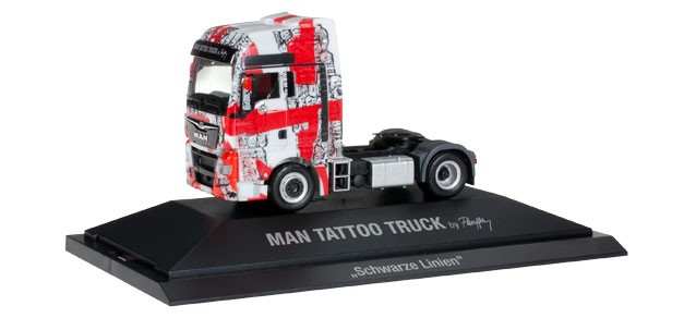 Herpa MAN TGX XXL ZM "MAN - Schwarze Linie" 