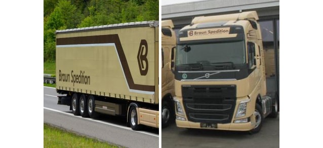 Herpa Volvo FH GL "Braun Spedition"