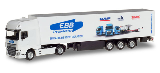 Herpa DAF XF SSC Koffer-Sattelzug "EBB Truck"