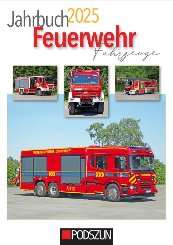Podszun Verlag Jahrbuch Feuerwehrfahrzeuge 2025