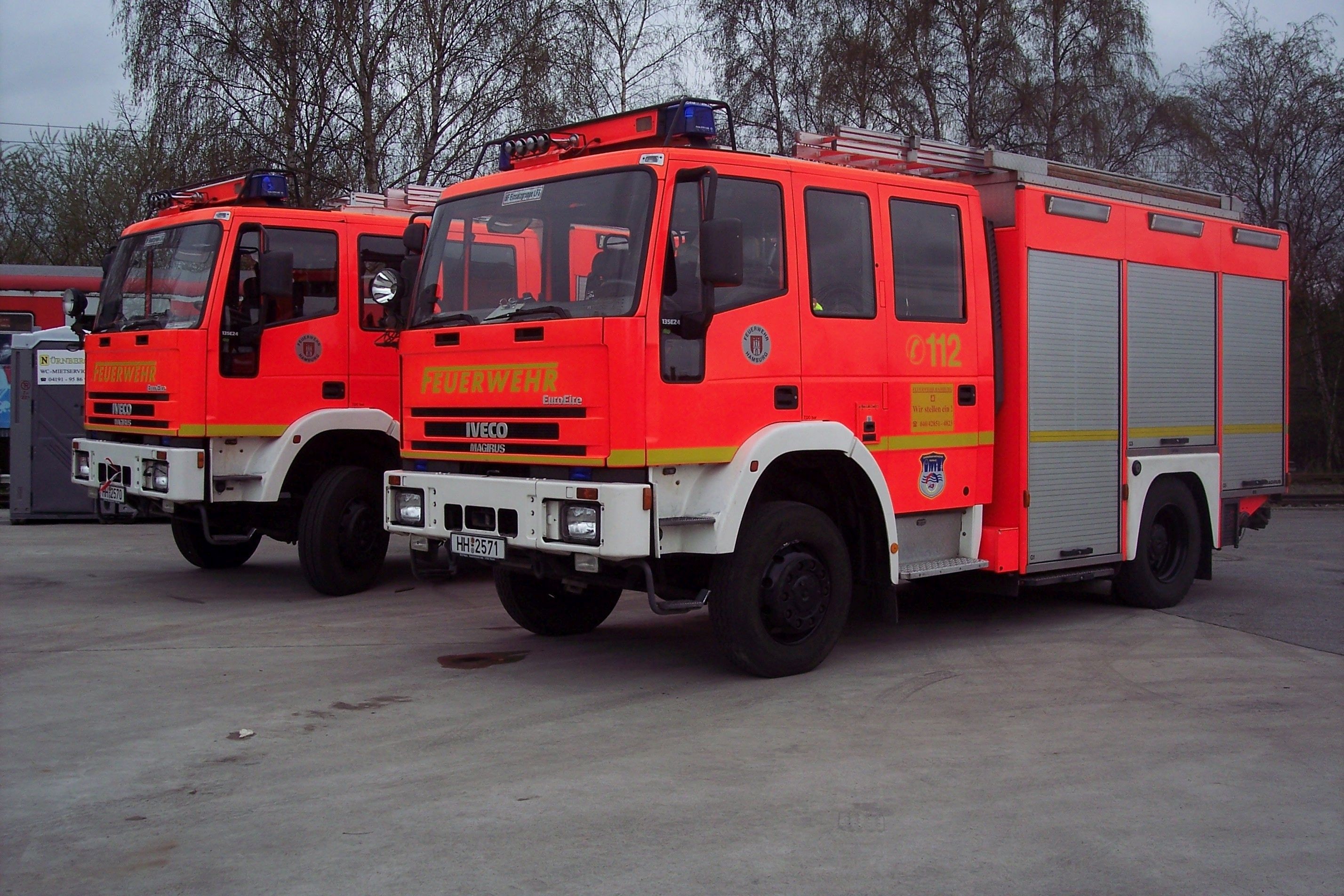 Rietze IVECO EuroFire HLF Feuerwehr Hamburg LFS,Sondermodell