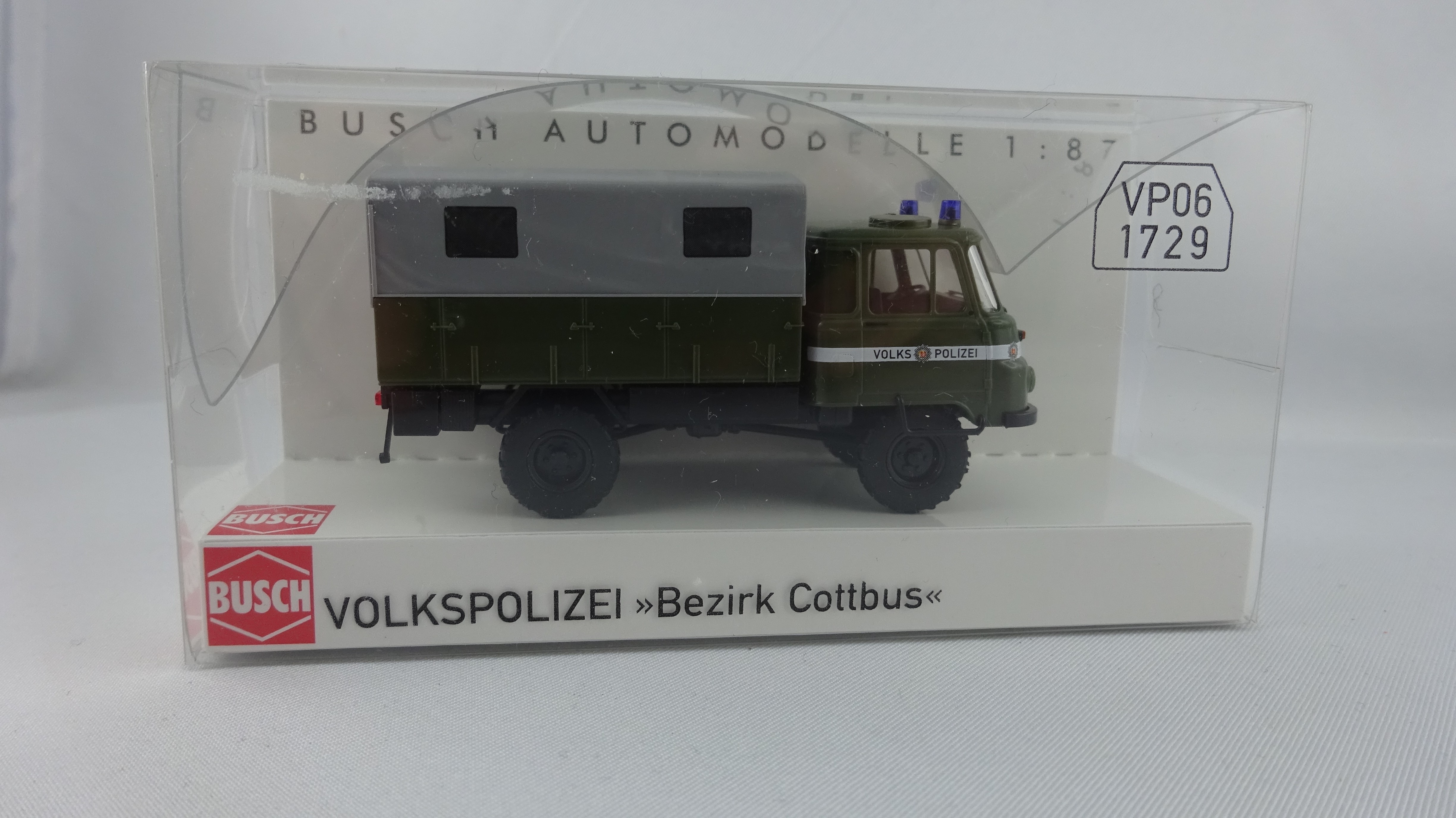 Busch Robur LO 2002 A Volkspolizei Bezirk Cottbus