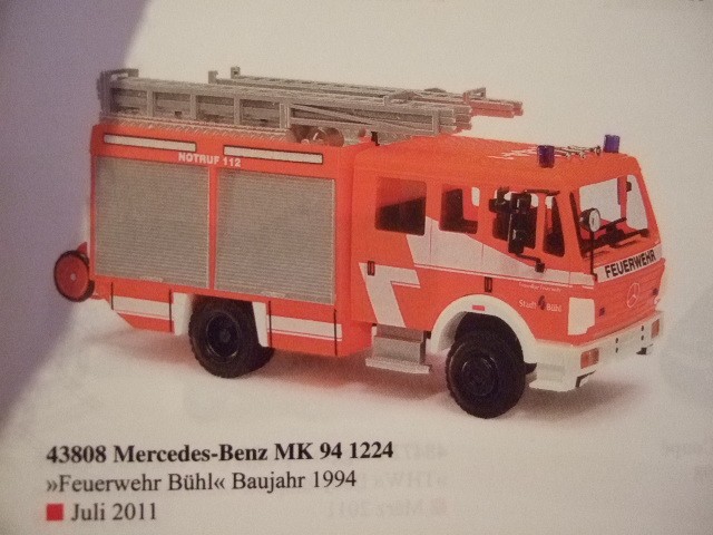 Busch MB MK 94 LF 16/12 Feuerwehr Bühl