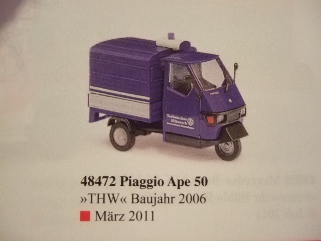 Busch Piaggio Ape 50 THW