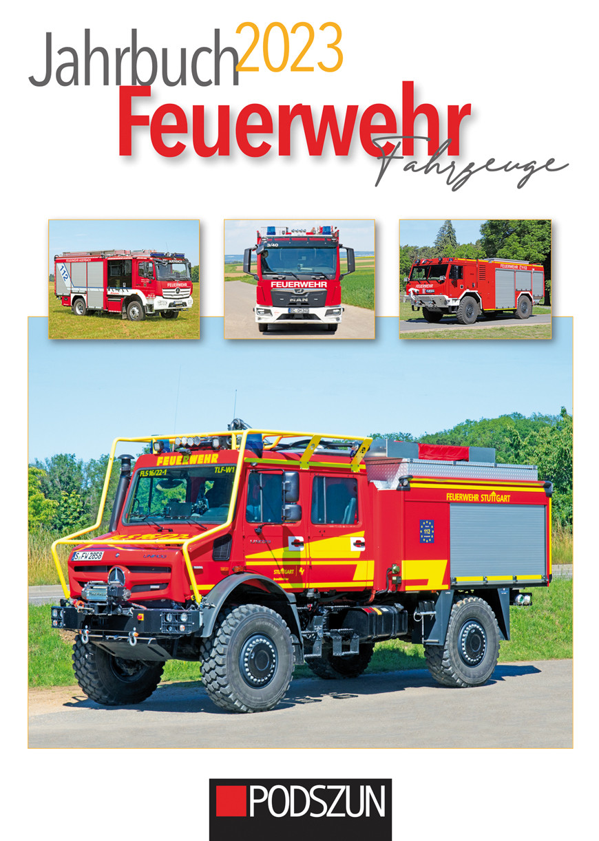 Podszun Verlag Jahrbuch Feuerwehrfahrzeuge 2023 
