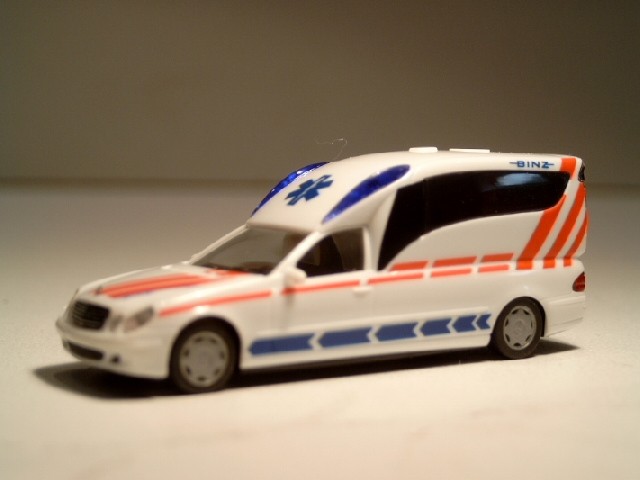 Herpa MB KTW Binz A 2003 Vorführfahrzeug