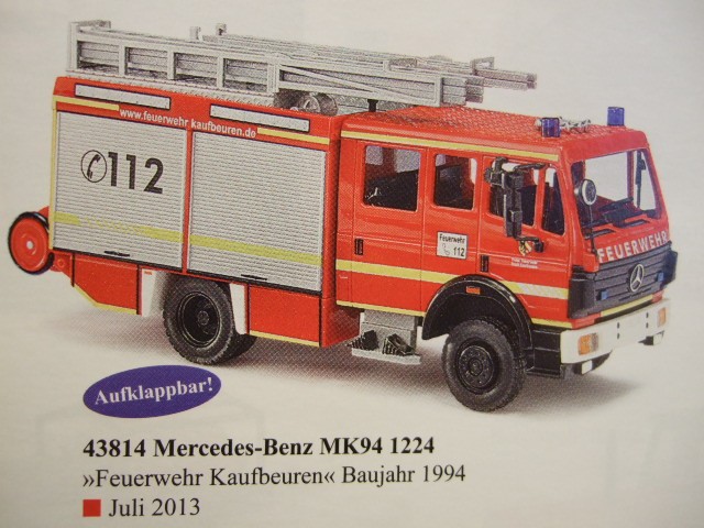 Busch MB MK 94 Feuerwehr Kaufbeuren