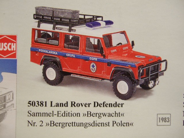 Busch Land Rover Sammel Edition Nr. 2 Bergrettungsdienst Polen