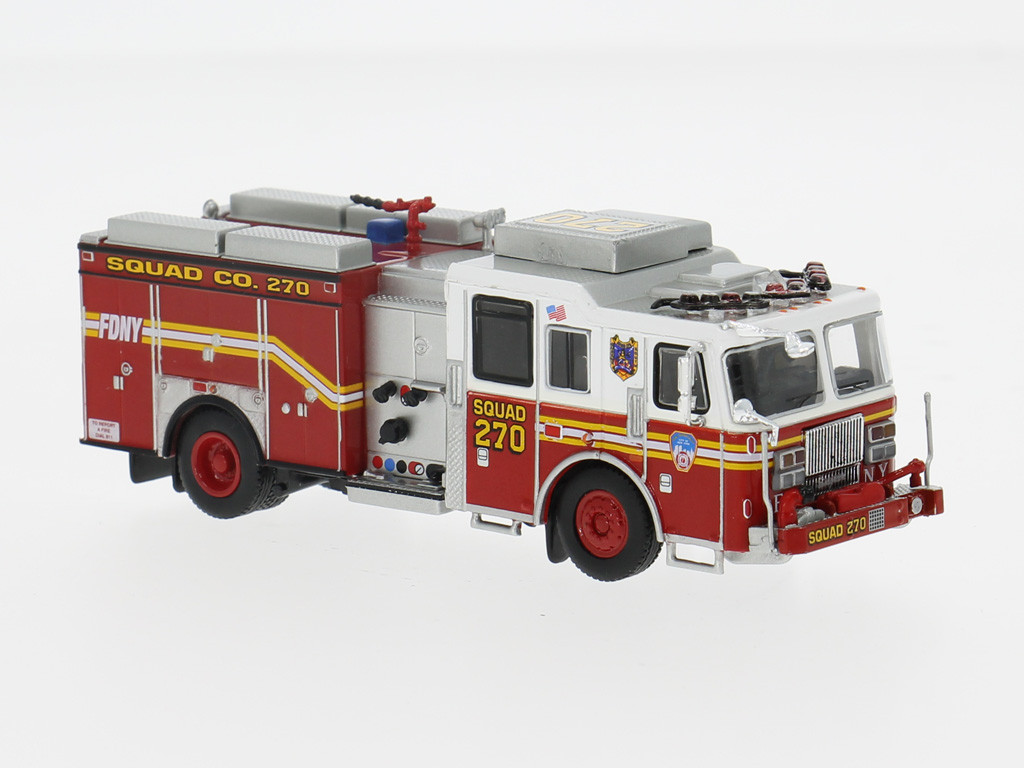 Brekina / PCX Seagrave Attacker (2013) "FDNY / Squad 270 (Richmond Hill / Queens)" ( Formneuheit / Vorbestellung)