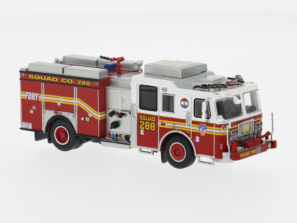Brekina / PCX Seagrave Attacker (2013) "FDNY / Squad 288 (Maspeth / Queens)" ( Formneuheit / Vorbestellung)
