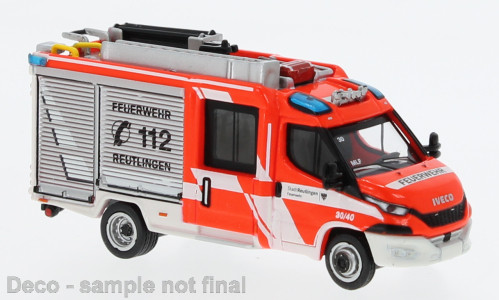 Brekina / PCX Iveco Magirus Daily MLF, Feuerwehr Reutlingen, 2021