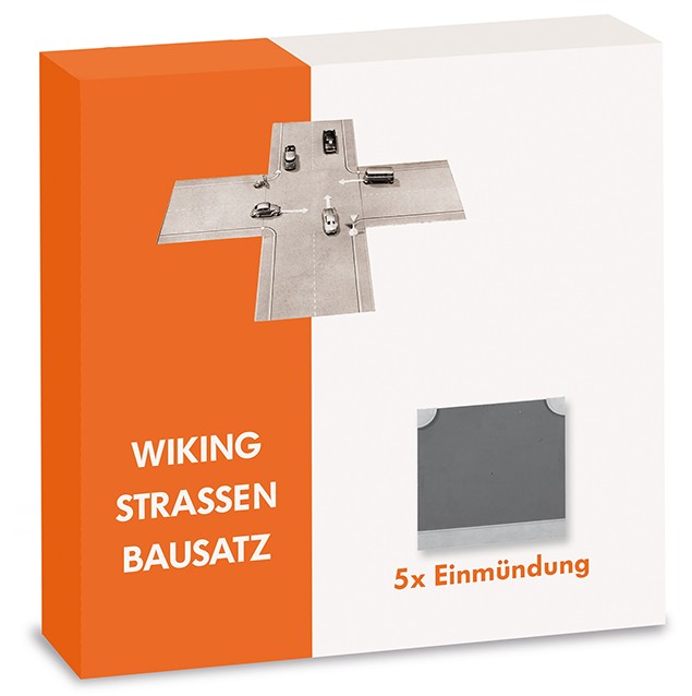 Wiking Strassen Bausatz - Einmündung Inhalt: 5 Stück -Einzelstück-