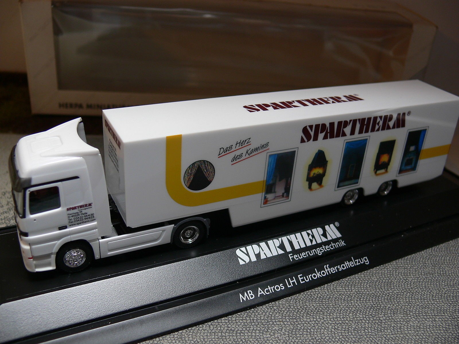 Herpa MB Actros Spartherm Feuerungstechnik