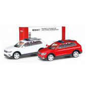 Herpa MiniKit VW Tiguan mit Warnbalken weiß und rot, NH 11-12 / 23