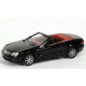 Herpa MB SL 500  schwarz mit  Hardtop