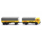 Wiking MB 1620 Pritschenhängerzug "Deuka"