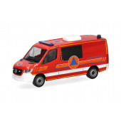 Herpa MB Sprinter '18 Halbbus Flachdach "Zivilschutz",NH 03-04/26