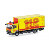 Herpa MB Atego '13 Koffer-LKW mit Ladebordwand "RD Feuerwehr Bremen - Logistik" ,NH 07-08/26