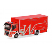 Herpa MAN TGL Koffer-LKW mit Ladebordwand "Feuerwehr Wiesbaden/Einsatzstellenhygiene", NH 11-12/26