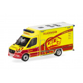 Herpa MB Sprinter '18 Fahrtec RTW "Feuerwehr Wuppertal"  , NH 11-12/26
