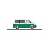 Rietze Volkswagen VW T6 Bus KR, candyweiß/bay leaf green
