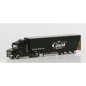 Herpa Scania Hauber Jumbokoffer-SZ "Giraf-Beer" 