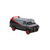 Brekina GMC Vandura`1983 schwarz- rot A-Team 