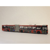 Rietze MB Citaro G15 Hamburger Hochbahn Edition 6 mit Feuerwehr Hamburg Werbung - Wagennummer 7614- Zielanzeige Linie 109