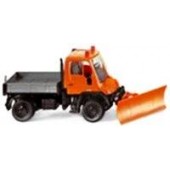 Wiking Unimog U 400 mit Schneepflug 