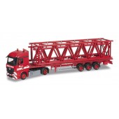 Herpa MB Actros mit 2 Gittermastteilen "Riga Mainz"