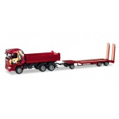 Herpa Scania R HL Meiller-Kipper mit TU3 "Heidemann" 
