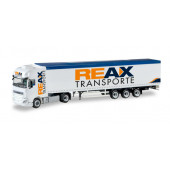 Herpa DAF XF Euro 6 SSC Schubboden-Sattelzug "REAX" 