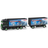 Herpa Scania CS 20 HD Wechselgardinenplanen-Hängerzug "TET / Sonax, Big Mike"