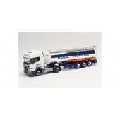 Herpa Scania CR 20 HD Chromtank-Sattelzug "Kube & Kubenz" 