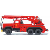 Preiser Kranwagen KW 16, Feuerwehr. F Magirus 250 D 25 A. Bausatz