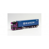 Herpa Scania CS 20 HD 40 ft. HC Container-Sattelzug „Hart/Hanjin“ (Niederlande/Burgh-Haamstede)