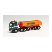 Herpa Mercedes-Benz Arocs 6x4 Rundmulden-Sattelzug „Peterburs“