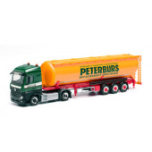 Herpa MB Actros Streamspace Silo-Sattelzug „Peterburs“