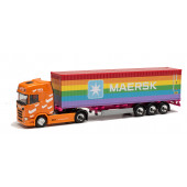 Herpa Scania CR 20 HD Container-Sattelzug „HCL Logistics/40 ft. Maersk Rainbow“