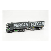 Herpa Iveco S-Way LNG Wechselkoffer-Hängerzug "Fercam"